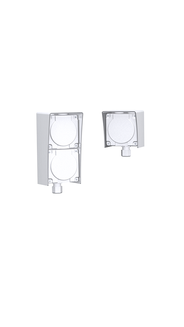 ESOCKET ™ Steckdosensäule zu NAP Feller NEVO Aussenprogramm