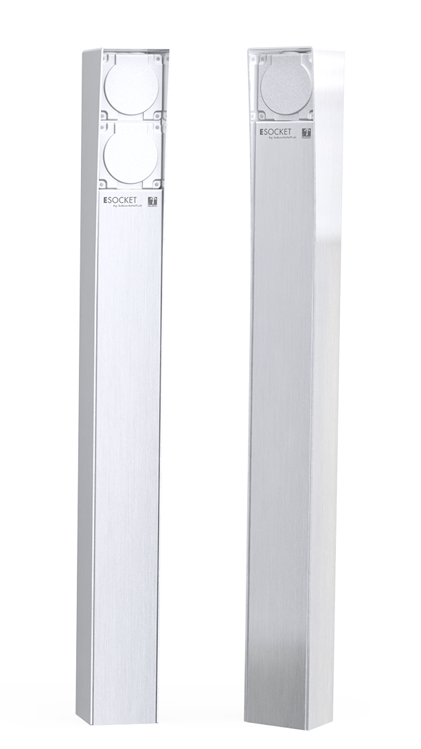 Steckdosensäule ESocket 900, Feller Edizio oder Hager Robusto,, Elektromaterial, EM, Winterhalter, Fenner AG WF